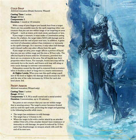 Cold Snap and Frost Armor: New Minor Ice Spells to weaken your enemies ...