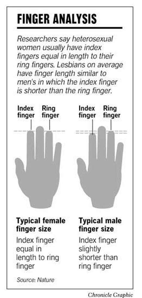 Finger Length Points to Sexual Orientation / Anatomy quirk called possible biological clue