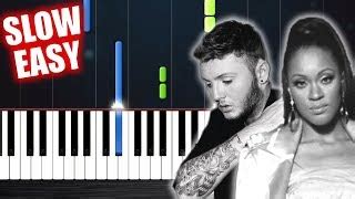 Shontelle/James Arthur - Impossible - SLOW EASY Piano Tutorial by PlutaX Chords - ChordU