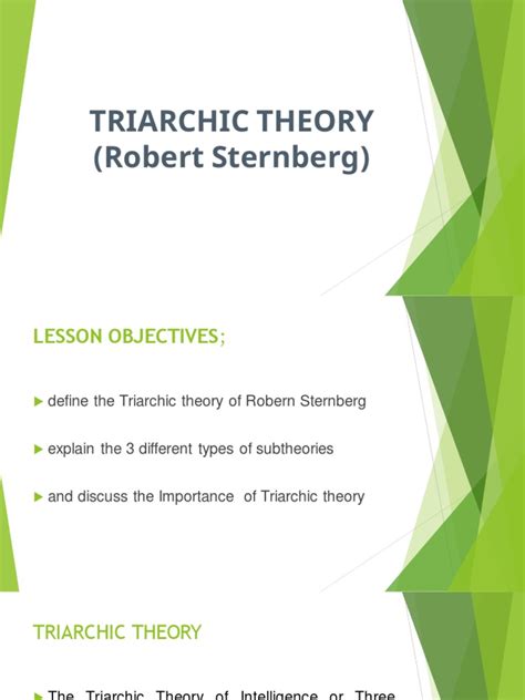 Triarchic Theory | PDF | Psychological Concepts | Psychology