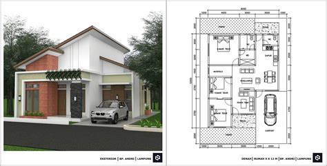 10 Denah Rumah Minimalis 3 Kamar Tidur 1 Lantai 2024 Beserta ...