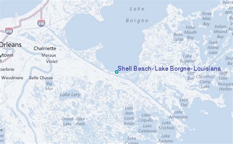 Shell Beach, Lake Borgne, Louisiana Tide Station Location Guide