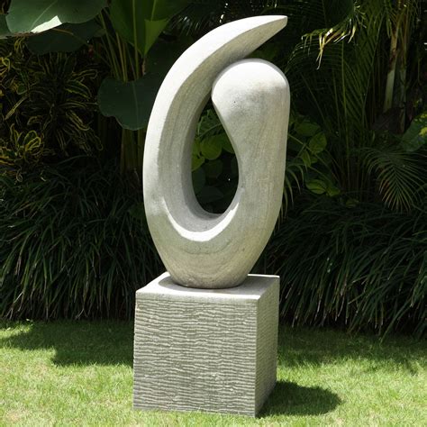 Perplexity Contemporary Stone Garden Sculpture