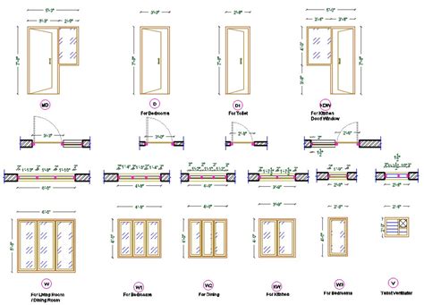 3d autocad door blocks dwg free download - bastamatic