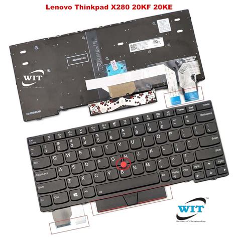 Laptop Keyboard for Lenovo Thinkpad X280, X290 X285 X390 X395, L13 ...