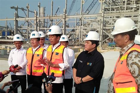 Tinjau Smelter Gresik, Jokowi Apresiasi Progres yang Sudah Capai 72 Persen