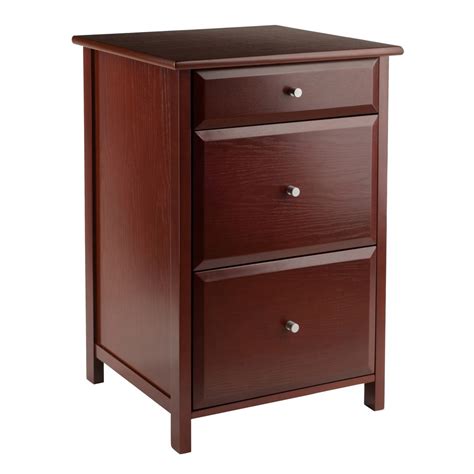 Winsome Wood Delta Home Office File Cabinet, Walnut Finish - Walmart.com