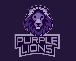 Purple Lion Logo - LogoDix