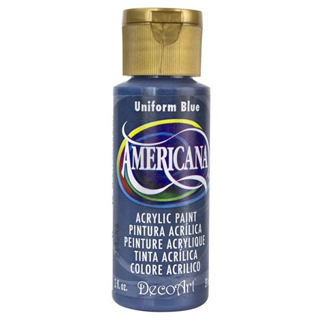 DecoArt Americana 2 oz. Uniform Blue Acrylic Paint-DAO86-3 - The Home Depot