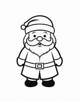 Free Coloring Pages Santa Claus Home sketch template
