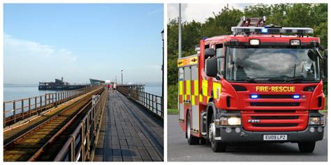 Member Of The Public Extinguishes Fire On Southend Pier By URINATING On The Flames - Emergency ...