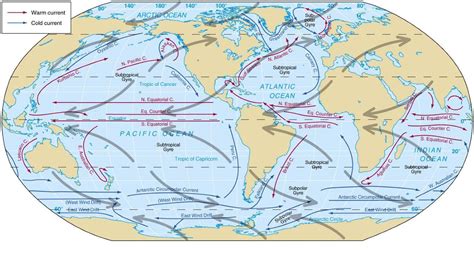 Atlantic Ocean Currents Map Finest Ultimate Prime - Map Of Asia And Middle East Countries