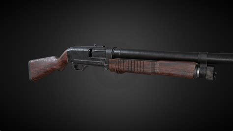 KS-23 Shotgun - 3D model by Cristian Iordache (@christian-mg) [7235497] - Sketchfab