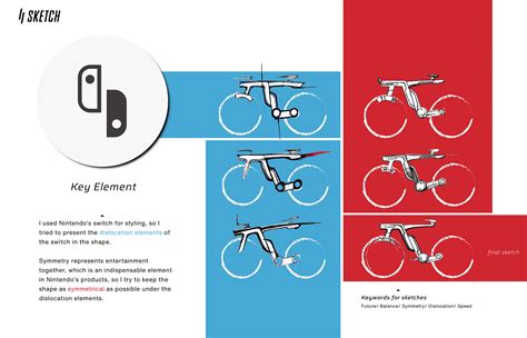 Nintendo switch bike on Behance