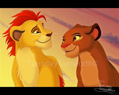 Kion and Rani by TuesdayTamworth on DeviantArt | Lion king fan art ...