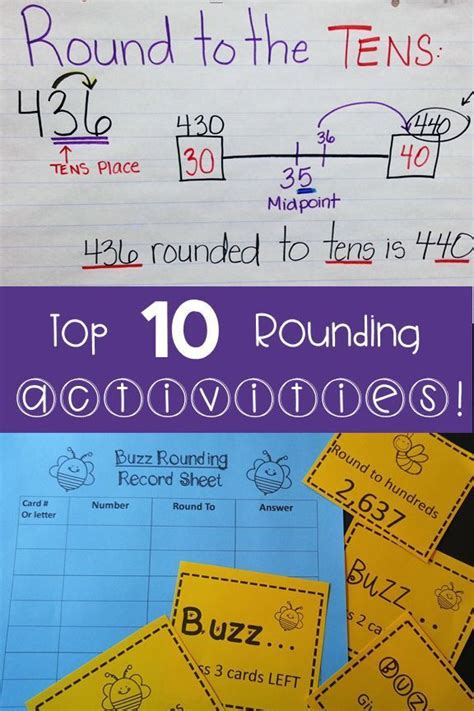 Top 10 Rounding Activities! | Rounding activities, Guided math, Math