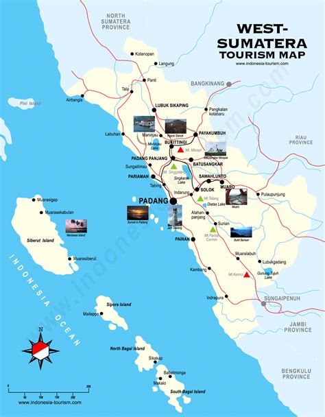 West Sumatra Map - Peta Sumatera Barat