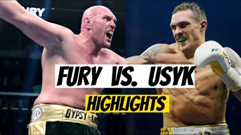 Tyson Fury vs Oleksandr Usyk Knockouts & Highlights - YouTube