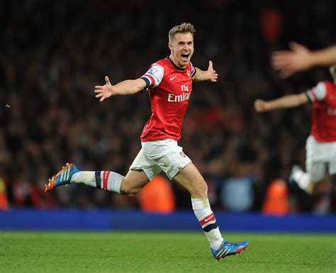 Aaron Ramsey celebrates scoring the 2nd Arsenal goal | Flickr