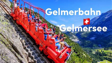 Gelmerbahn🇨🇭Lake Gelmer / Mountain Roller Coaster🎢 Funicular ...