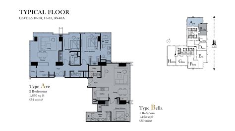 Ritz-Carlton-Residences-Floor-Plan-Type-AB | KLCC Condominium | Kuala Lumpur City Condos