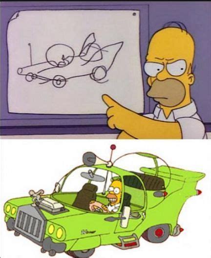 Homer Simpson Designed Car