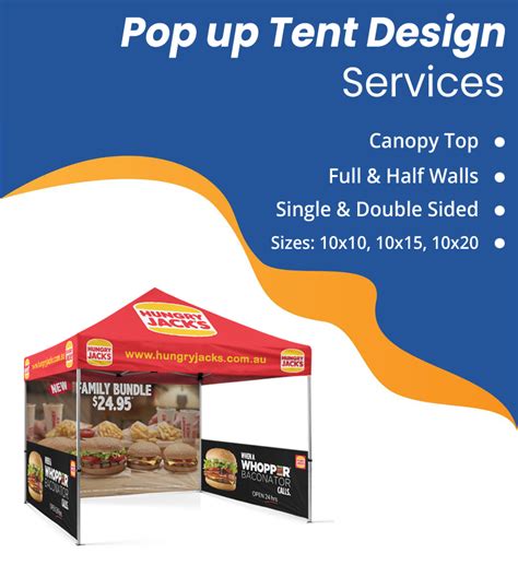 Pop up Tent Creative Design Service