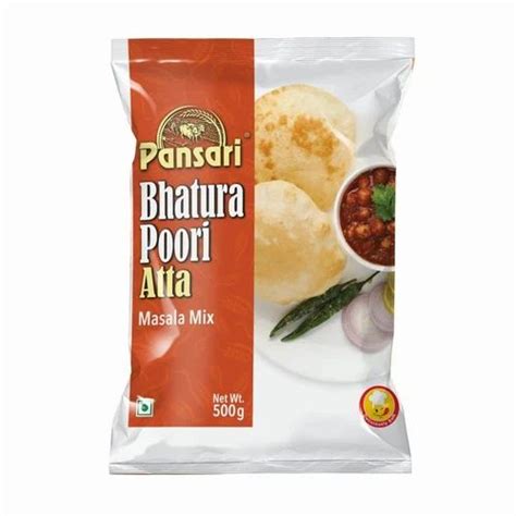 Pansari Bhatura Puri Atta, 500 gm at Rs 50/kg in Delhi | ID: 26311975688