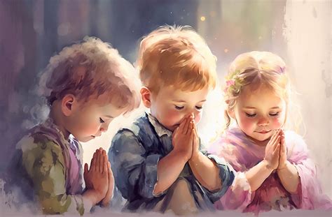 Pin on Children Praying