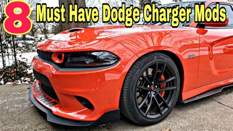 8 MUST HAVE MODS FOR THE DODGE CHARGER - YouTube