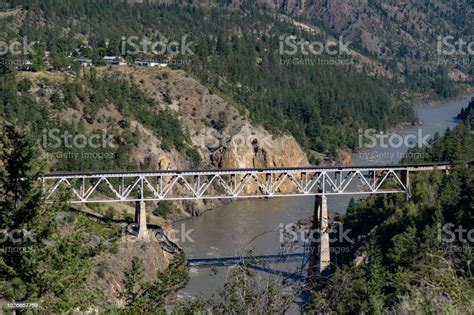 Lillooet A Hotspot Stock Photo - Download Image Now - Bridge - Built Structure, Canada, Train ...