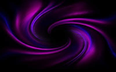 Download wallpapers purple vortex, purple exhaust, black background with exhaust, purple vortex ...