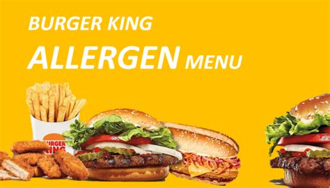 Burger King Allergy Menu: Safely Satisfying Your Cravings - BK MENU