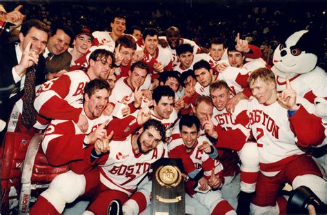 The 1995 Boston University hockey team got its reunion in just under ...