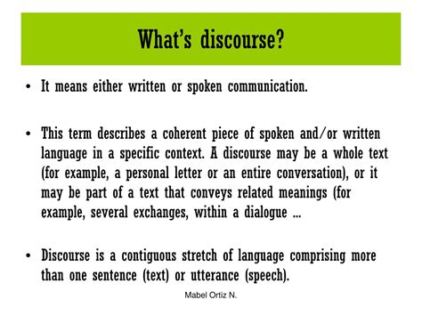 PPT - DISCOURSE ANALYSIS PowerPoint Presentation, free download - ID:9432636