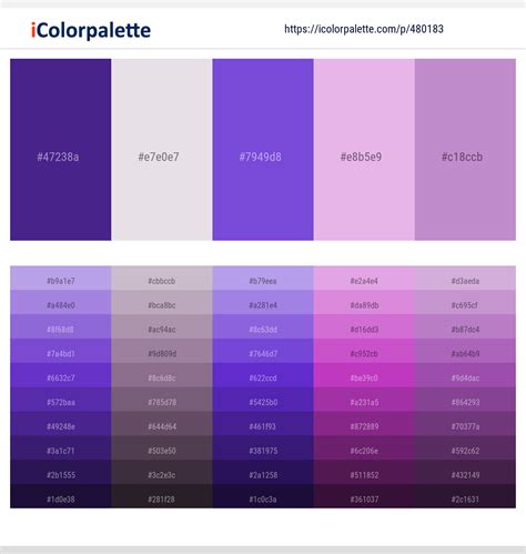 220+ Latest Color Schemes with French Lilac Color tone combinations ...