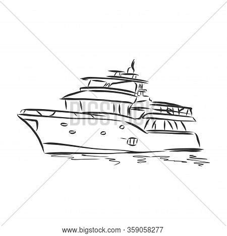 Image Modern Yacht Vector & Photo (Free Trial) | Bigstock