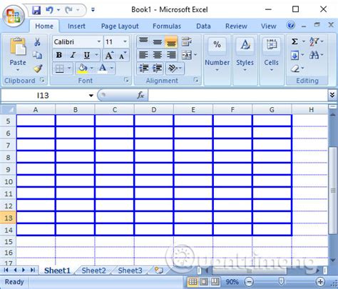 How to change spreadsheet color lines in Excel - TipsMake.com