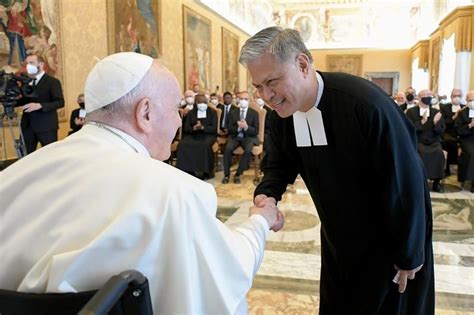 De La Salle Brothers head Luistro meets Pope Francis | ABS-CBN News