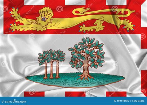 Silk Prince Edward Island, PEI Flag Editorial Photo - Image of banner ...