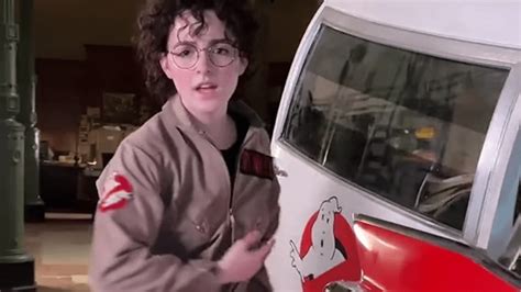 Mckenna Grace Shares First Look at Ghostbusters Firehouse Set on TikTok ...