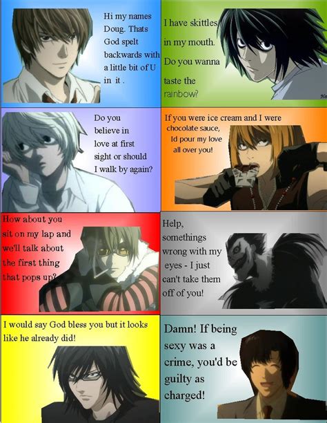 Death Note Pick Up Lines - Death Note Fan Art (35731018) - Fanpop