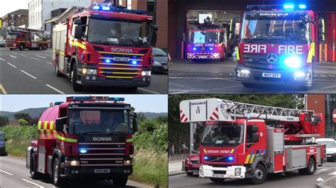 Fire engines and trucks responding - BEST OF 2018 - YouTube