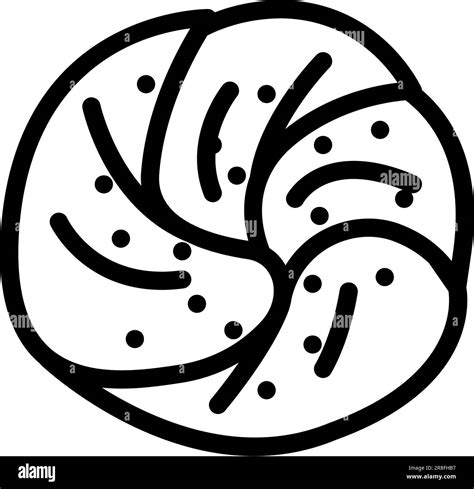 pesto bun food meal line icon vector illustration Stock Vector Image & Art - Alamy