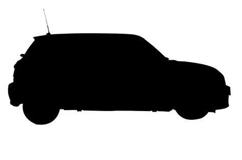 Silhouette noire, voiture, clipart, png. Photo stock libre - Public Domain Pictures