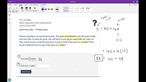 Delta Math: Write Expressions from Context - YouTube