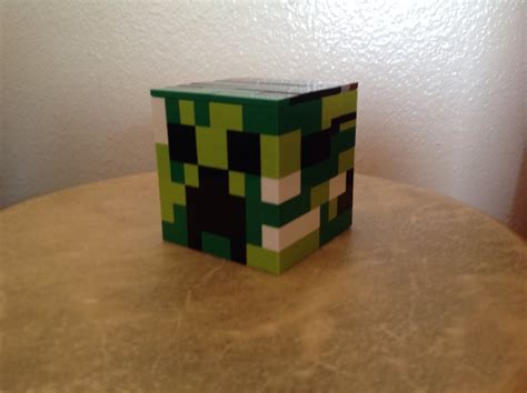 Lego Minecraft Creeper Head : 13 Steps - Instructables