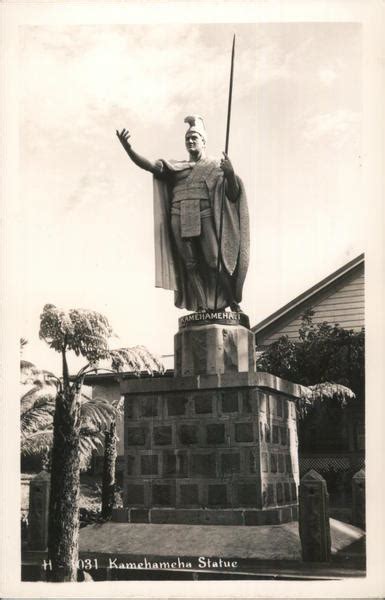 Kamehameha Statue Honolulu, HI Postcard