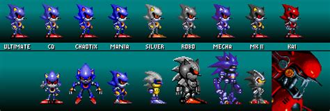 Neo Metal Sonic Sprites