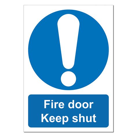 Fire Door Keep Shut Sign — SG World